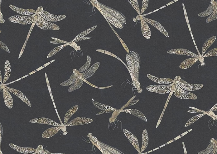 Dragonflies, Twilight - Roman Blind - Image 7